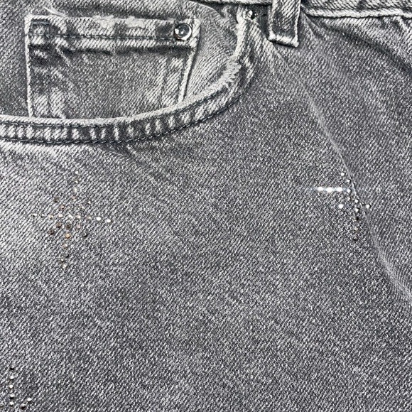 H & M Vintage fit, high waisted & Denim Sparkly Stars Size 28 - Picture 5 of 9